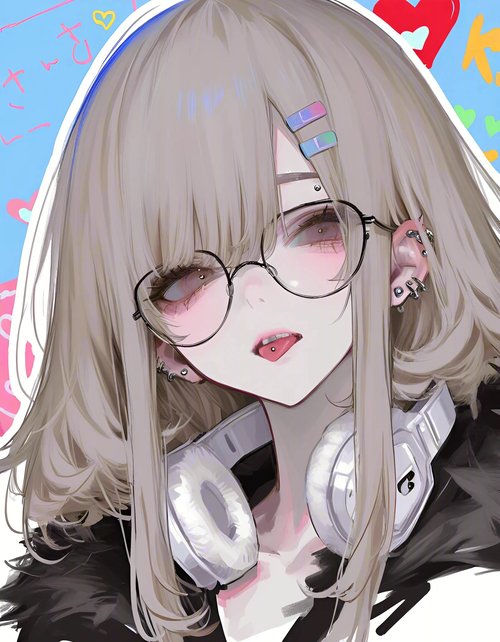 Random pastel style character