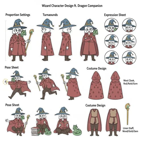 Complete Character Design Sheet