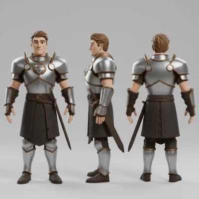 AI generated character design