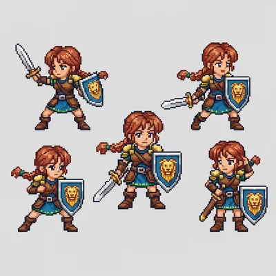 AI generated character design