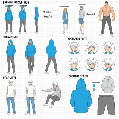 AI generated character design