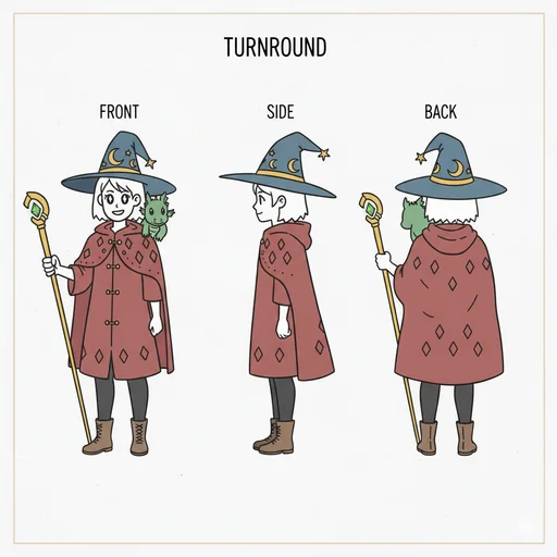 Character Turnaround Views